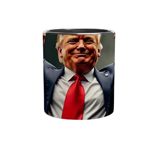 Donald Trump White 11oz Ceramic Mug with Color Inside