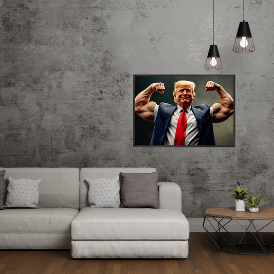 Donald Trump Premium Wooden Framed Poster